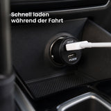 Car Charger USB-C USB-A KFZ-Ladegerät Auto-USB-Adapter Auto-Ladegerät