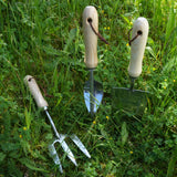 Gartenwerkzeug-Set 3-teilig Gartenschaufel Blumengabel Jäter
