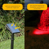 LED Solar Gartenstrahler Gartenscheinwerfer Aussenbeleuchtung
