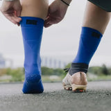 Fussballstulpen und Socken Grösse 36-41 Blau Set Tubxx und GripSoxx