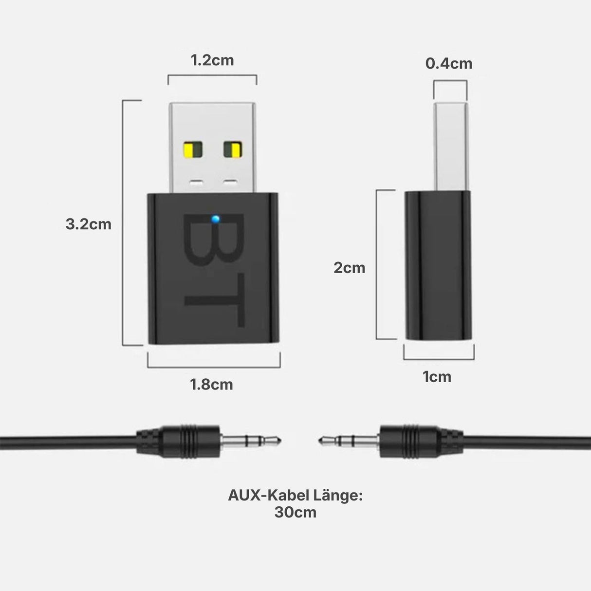 Bluetooth 5.0 USB-Audio-Receiver USB Audio-Adapter