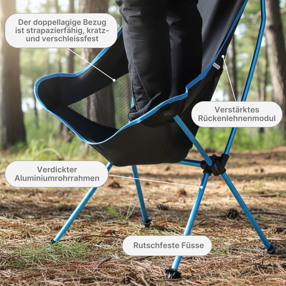 Campingstuhl Strandstuhl Outdoor-Stuhl Klappstuhl