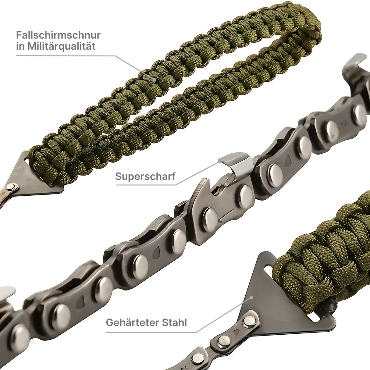 Taschensäge Survival-Säge Pocket Saw Handkettensäge Camping-Handsäge
