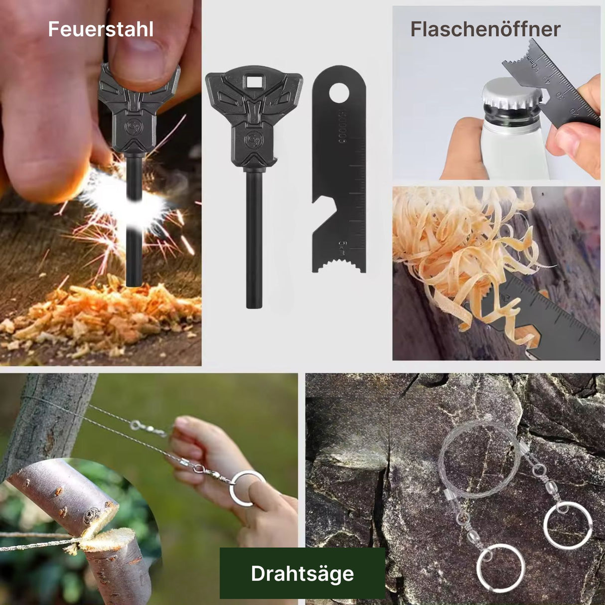 17in1 Survival-Kit Survival-Tools Outdoor-Survival-Box Camping-Ausrüstungskit
