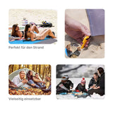 Strandtuch Sandfreie Stranddecke Strandmatte Picknickdecke Liegetuch