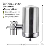 Wasserhahnfilter Küchenarmatur-Wasserfilter Leitungswasser-Reiniger