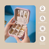 Reise-Schmuckkästchen Schmucketui Schmuckschatulle Travel Jewelry Box