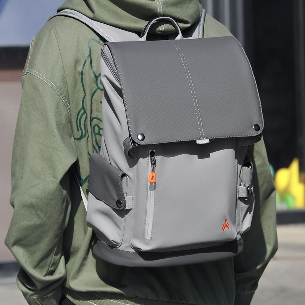Business-Rucksack Laptop-Rucksack Tagesrucksack USB-Ladeanschluss-Rucksack