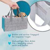 Organizer-Tasche für Hörspiel Aufbewahrungstasche für Hörspielbox und Figuren Türkis