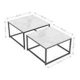 2er Set Couchtisch Wohnzimmertisch Beistelltisch Satztisch Kaffeetisch