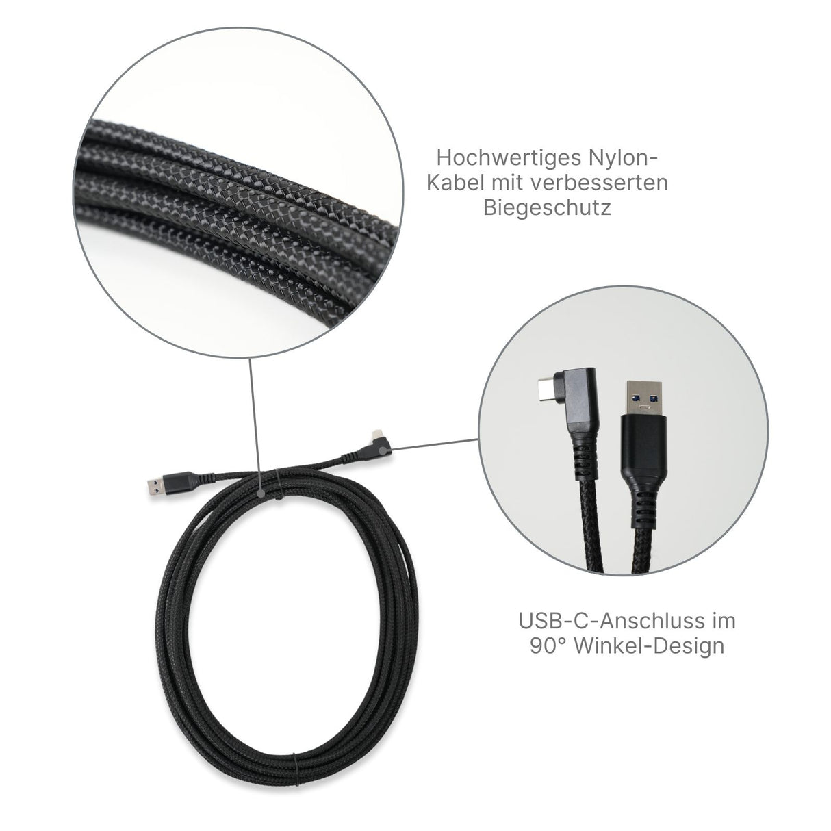Datenkabel VR Headset 6m Kabel für VR Brille Oculus Quest 1 + 2