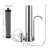 Stand-Wasserfilter Counter Top-Wasserfilter mit CTO-Filterkartusche