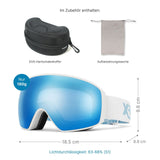 Magnetische Snowboardbrille Skibrille Wintersportbrille Schutzbrille