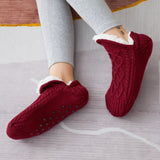 Hausschuhe Gr. 39-42 Wintersocken Pantoffeln Kuschelsocken Fuzzy-Socken