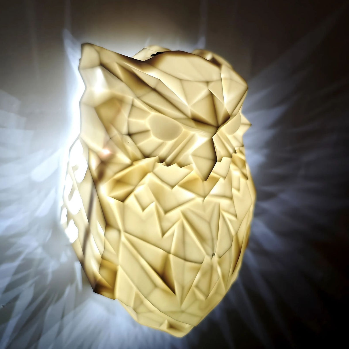 Eulen-Lampe Nachtlicht Dekorationslampe Wandlampe Wandleuchte Dekoration