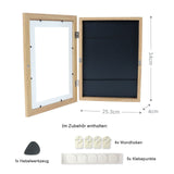 Wandrahmen Flip Fotorahmen Bilderrahmen A4 Kunstrahmen Bildhalter