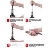 Flaschenöffner-Set Luftdruck-Weinöffner Korkenzieher Weinausgiesser