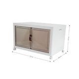 Basismodul 75 Vorratsschrank Faltbox Haushaltsschrank Rollkommode