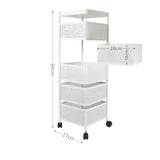 Rollwagen Servierwagen Küchenwagen Organizer Aufbewahrungsregal Aufbewahrungskorb