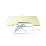 Notebook Schreibtisch pneumatischer Aufsatz Hubtisch Office Desk Bürotisch Arbeitstisch