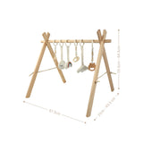Baby-Gymnastikbogen Baby-Activity-Rahmen Holz-Activity-Rahmen