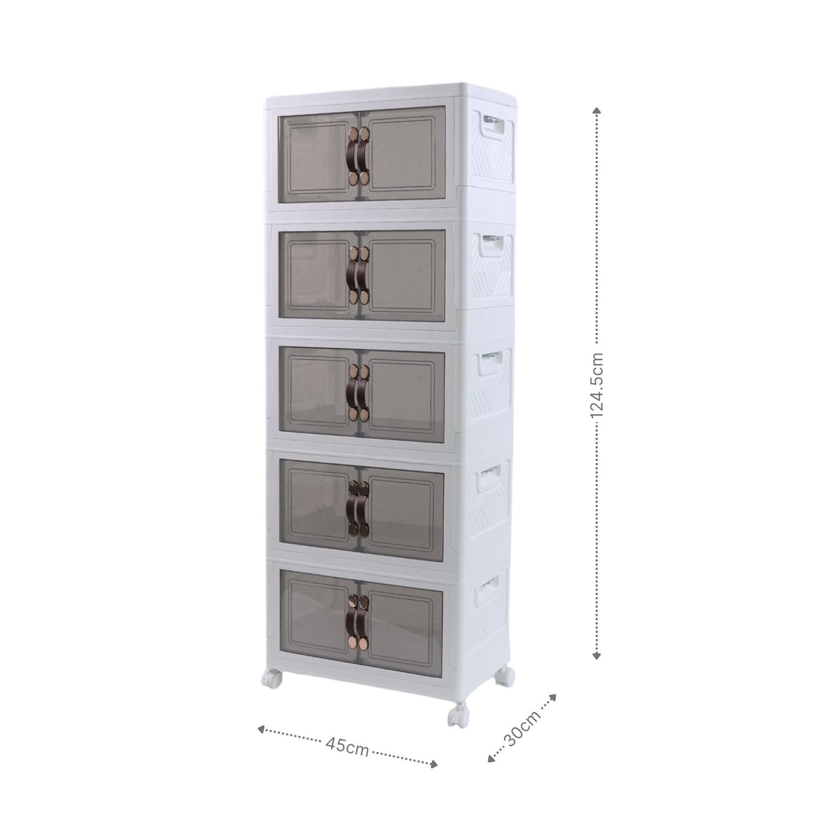 Modul-Set 45 Vorratsschrank Faltbox 1 Basis 4 Erweiterungen