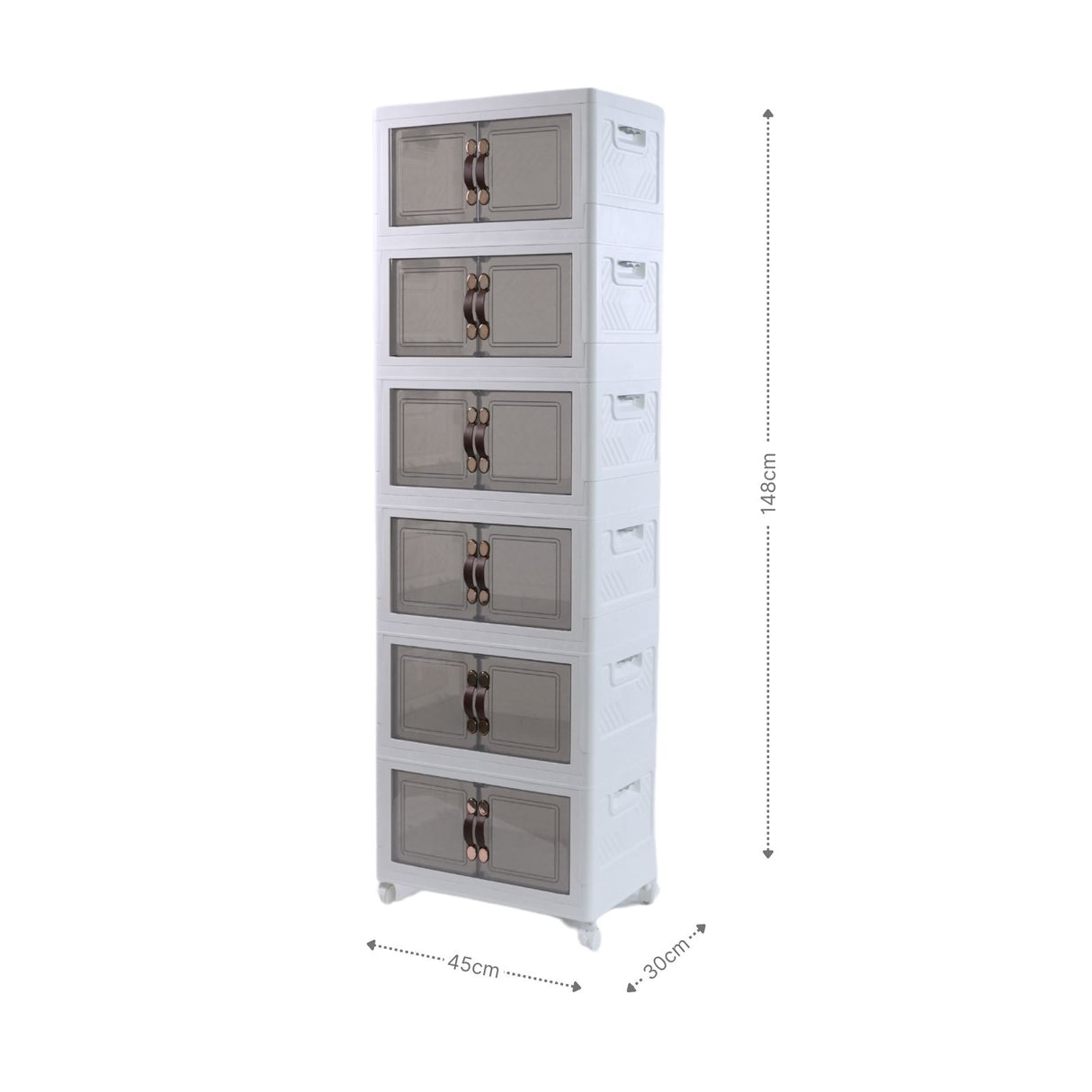 Modul-Set 45 Vorratsschrank Faltbox 1 Basis 5 Erweiterungen