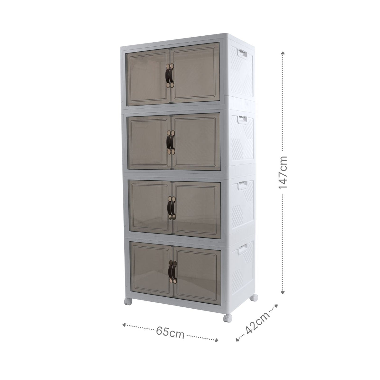 Modul-Set 65 Vorratsschrank Faltbox 1 Basis 3 Erweiterungen