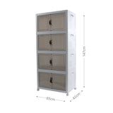 Modul-Set 65 Vorratsschrank Faltbox 1 Basis 3 Erweiterungen