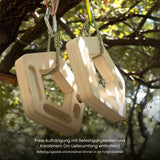 2er-Set Hangboard Pentagon Kletterzubehör Fingerboard Kletterbrett