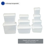 28-tlg. Frischhaltedosen-Set Vorratsdosen Gefrierdosen Meal-Prep-Dosen