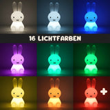 XXL LED-Hasen-Nachtlicht Dekoleuchte Lichtfigur Kinder-Schlaflicht
