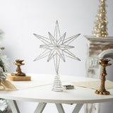Christbaumspitze Weihnachtsbaumschmuck LED-Stern Weihnachtsdeko