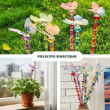 6er Set Gartenstecker Schmetterling Dekostecker Deko-Schmetterling