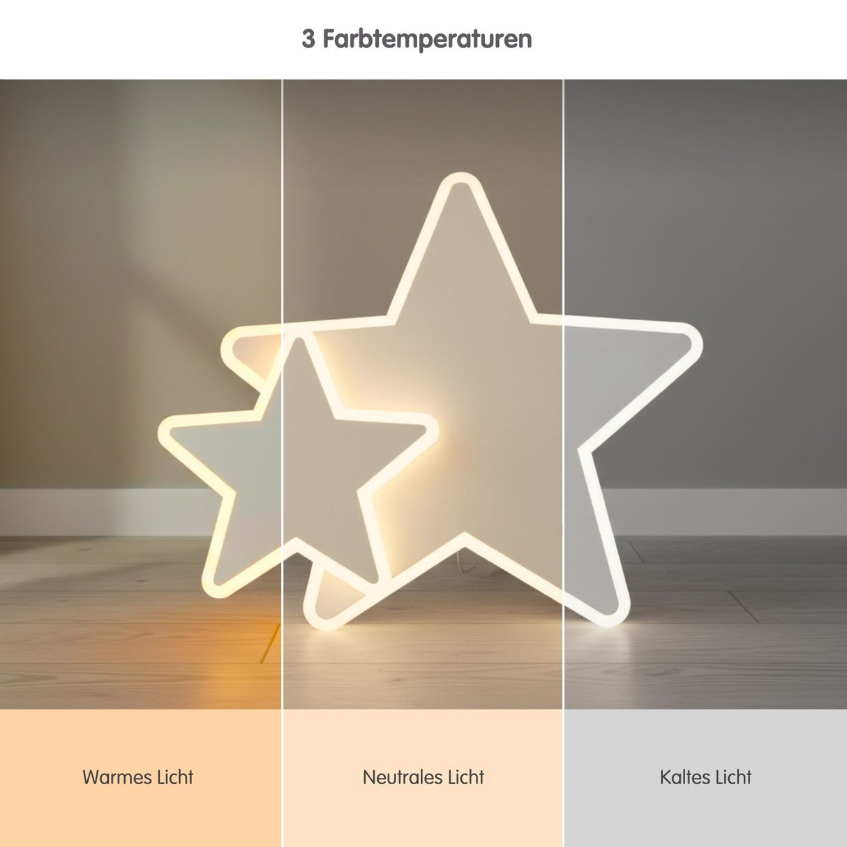 LED Sternen-Deckenleuchte Deckenlampe Lampe Wohnzimmerlampe Leuchte