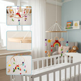 Babymobile Regenbogen Hängemobile Mobile Babyspielzeug Schlafmobile