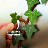 23-tlg. 3D Efeu-Kühlschrankmagnet-Set Magnet Efeuranken-Deko