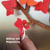 23-tlg. 3D Efeu-Kühlschrankmagnet-Set Efeuranken-Deko Magnet