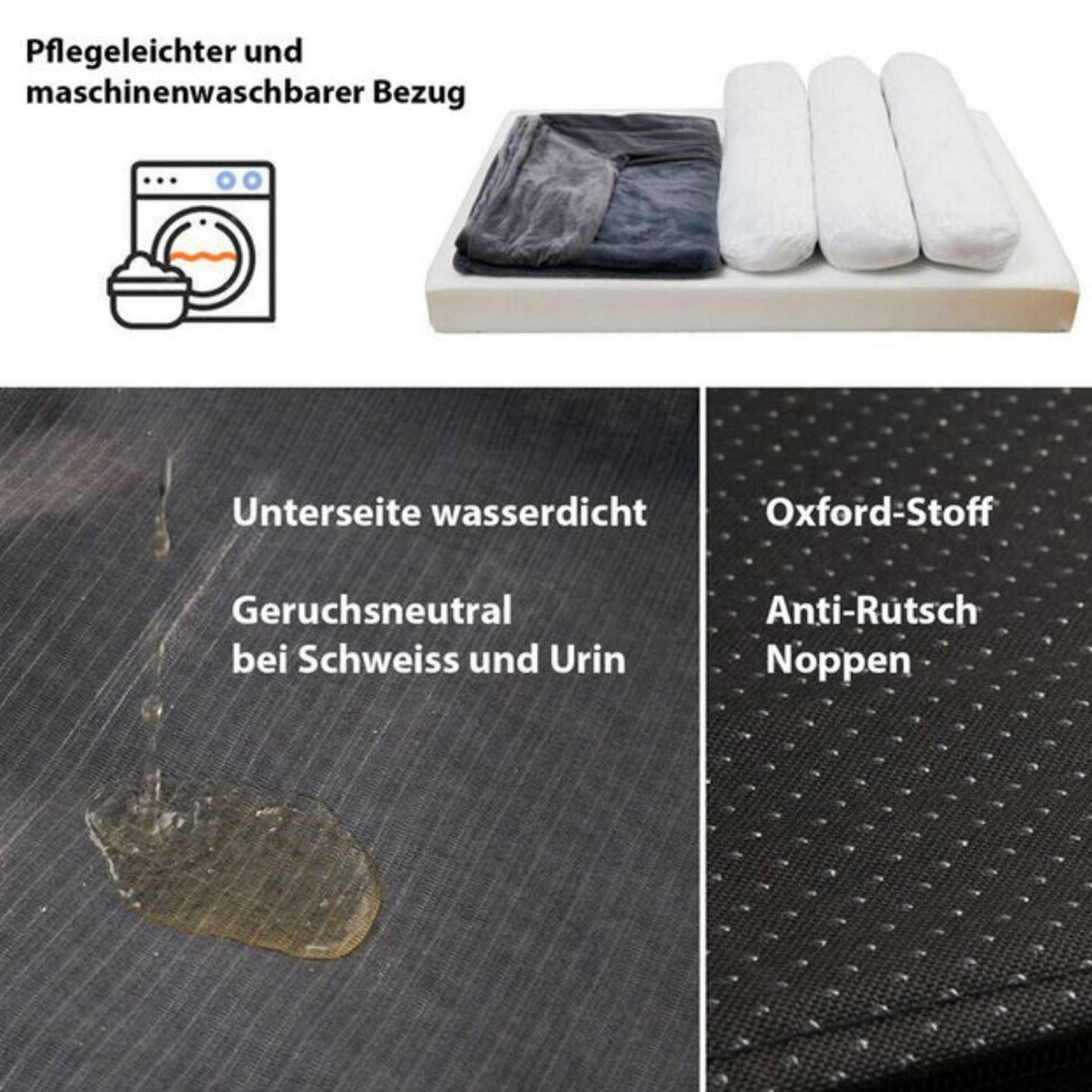 Hundebett Grösse L Hundekissen Haustierbett Hundesofa Hundematratze