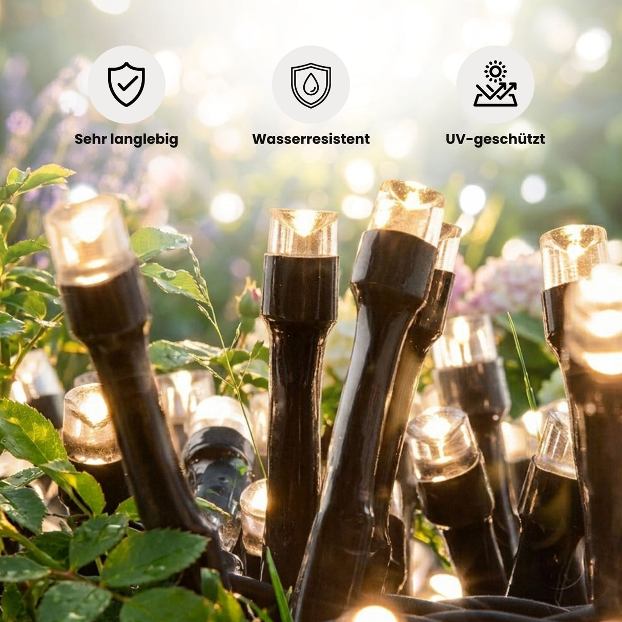 LED-Gartenbeleuchtung 67.9m Outdoor-Dekoleuchte Gartenleuchte