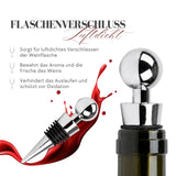 Flaschenöffner-Set Weinausgiesser Weinöffner Weinstopper Korkenzieher
