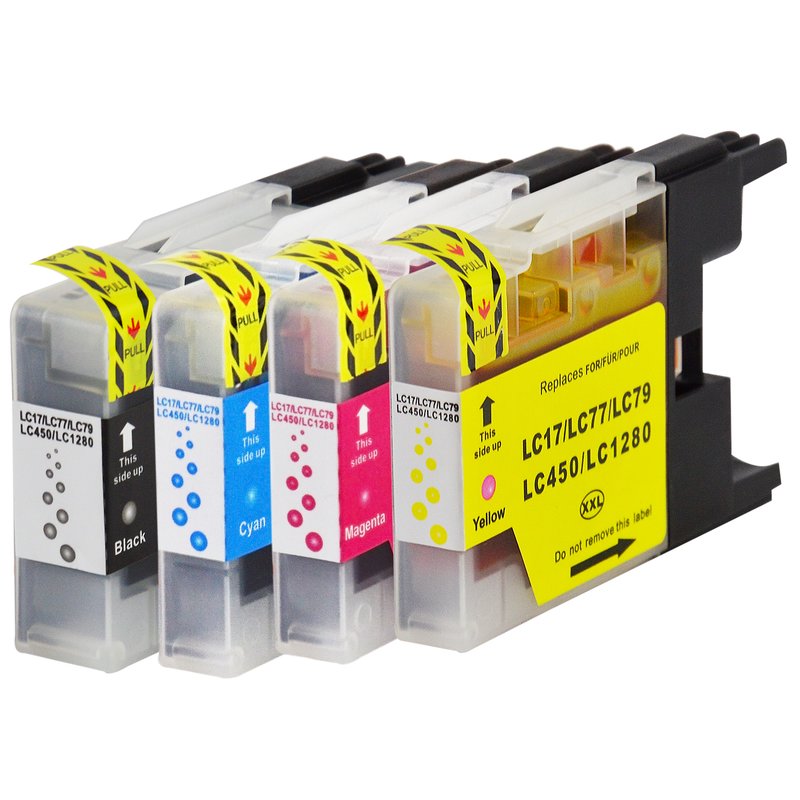 Alternative Tintenpatrone zu Brother LC-1280 CMYK XL, XXL