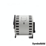 Kompatibel 29mm x 90mm Druckeretikette Brother DK-11201