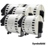 Kompatibel Etikette 38mm x 90mm Brother DK-11208