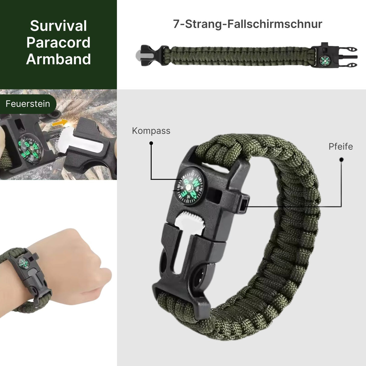 17in1 Survival-Kit Survival-Tools Outdoor-Survival-Box Camping-Ausrüstungskit