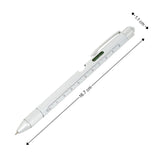 8in1 Multi-Kugelschreiber Multifunktionsstift Touchpen Wasserwaage Schraubendreher