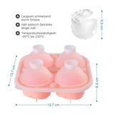 Rosen-Eiswürfelform Eiswürfelbereiter Silikonform Cake-Pop-Form
