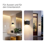 LED-Wandleuchte Wandlampe Up-Down-Wandleuchte Fassadenleuchte Wandstrahler