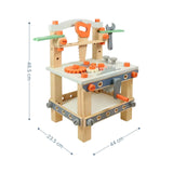 Werkbank-Set aus Holz für Kinder Spielzeugset Holzspielzeug Werkzeugset