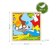 Tierpuzzle für Kleinkinder Holz-Puzzle Bildungsspielzeug